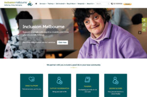 inclusion melbourne website screenshot